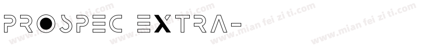 Prospec Extra字体转换